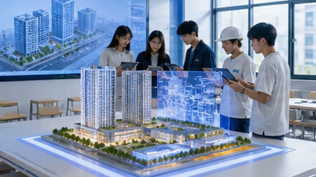 BIM 建模与施工协同课程封面