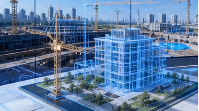 BIM 施工现场推演封面